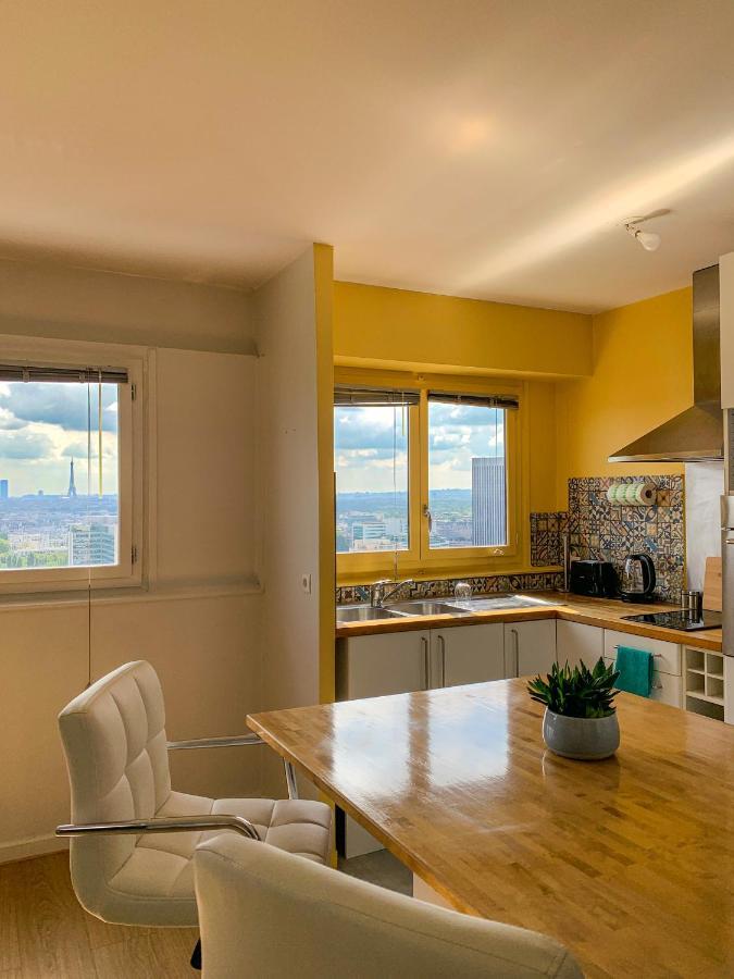 Vue Panoramique Sur Paris : Sublime Appartement Au Centre De كوربوفوا المظهر الخارجي الصورة